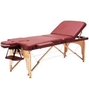 LVUNZJCA Table de lit Pliante de Massage Portable, Table de massothérapie réglable et Pliable, avec accoudoir, Appui-tête, Sac de Transport - Publicité