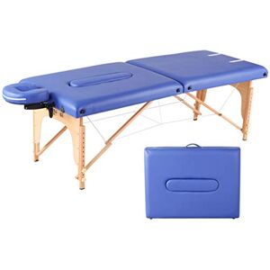 WXXHFC Tables de Salon et de Spa Table de Massage Portable Pliable en 2 Sections Canapé Spa Salon de beauté avec accoudoir Oreiller en Forme de U pour la Maison - Publicité