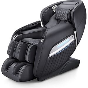 mustbuy Fauteuil de massage, Shiatsu Zero-gravity fauteuil massant électrique inclinable pour un massage du corps entier,Techniques de massage bioniques, Extensible,haut-parleurs Bluetooth,Siège masseur relax - Publicité