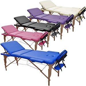 BELTOM Table de Massage 3 Zones Classique Portables 195 x 70 cm. Cosmetique lit esthetique Pliante Reiki + Sac Bleu - Publicité