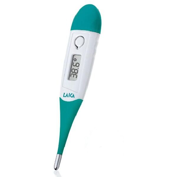 laica th3302w  th3302 termometro digitale per corpo verde, bianco ascellare