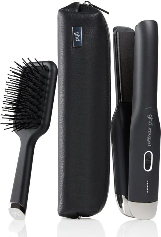 Ghd Unplugged Gift Set piastra senza fili e mini spazzola