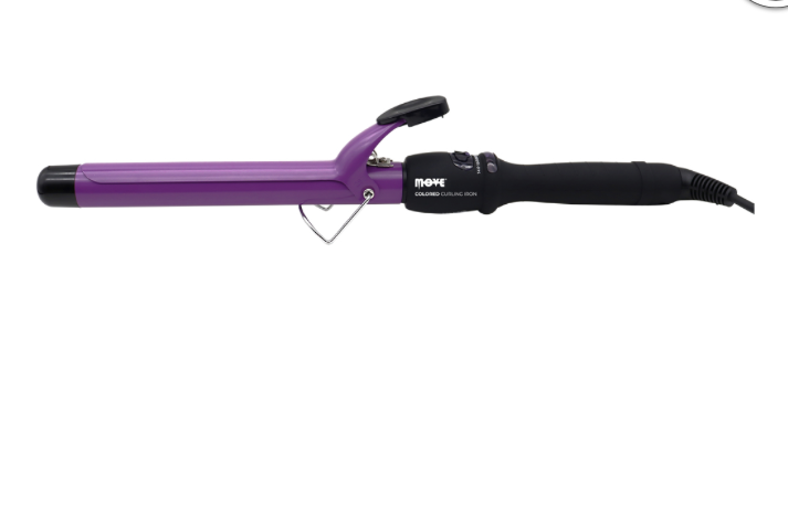 Ferro Move Curling Iron 25 Mm Violet Omaggio  Crema X Ricci O Mossi Mood Curl Designer  150 Ml