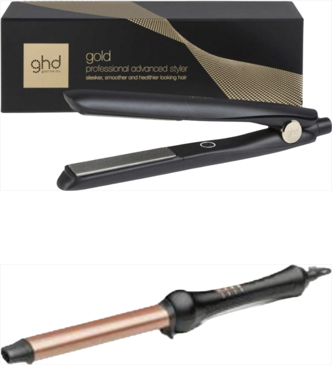 Piastra Ghd Gold Piu' Ferro Retro' Coiffeur Curl Wave Styler  Ii Ovale 20x30  Mm Omaggio Il Magnifico 10 In 1 Intercosmo