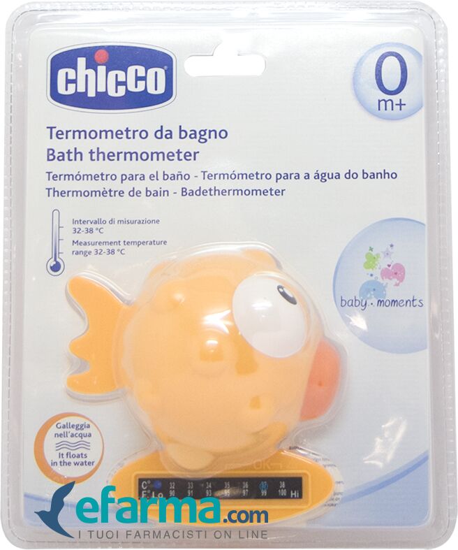 Chicco Termometro Bagno Pesce Arancione