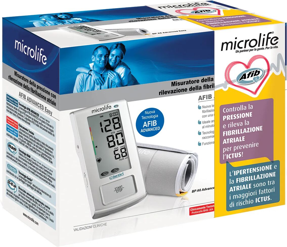 Microlife AFIB Advanced Easy Misuratore Automatico Pressione Arteriosa