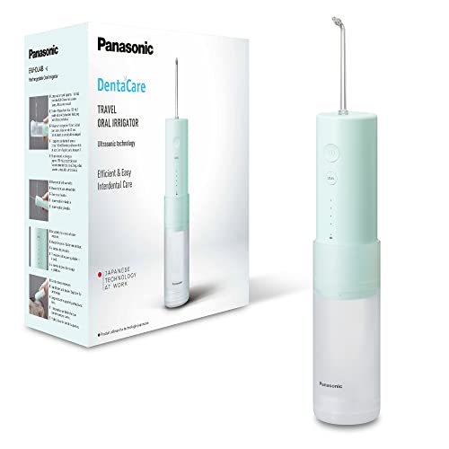 Panasonic EW-DJ4B-G Reis-monddouche, oplaadbaar met ultrasone technologie, 150 ml watertank, snel opladen in 1 uur