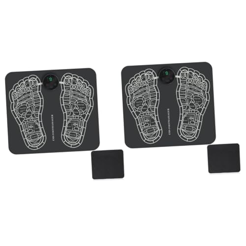 GLEAVI 2Pcs Massage Mat Voetmassage Voet Massager Voetmassage Pads Elektrische Zool Massager Thuis Voetmassage Pad Voetmassage Kussen Fysiotherapie Eva Foam Board Tool