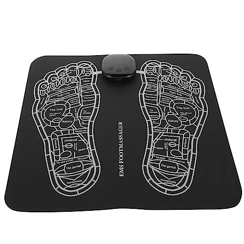 Healeved 1 Set Voet Massage Mat Voetmassage Stimulator Elektrische Voetmassageapparaten Voetmassage Apparaat Stimulators Elektrisch Elektrische Stimulators Massagemat Geschenk Draagbaar Pu