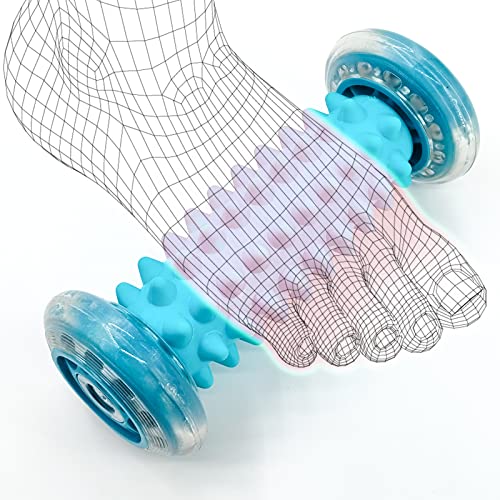 HMMHYY Voetmassage roller, voetmassage egel bal, voetmassage bal, voet fascia roller, voetmassage roller voor voetreflexologie & ontspanning