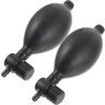 Beaupretty 2 Stuks Vervangende Handmatige Opblaaspomp Wervel Trekker Bal Atex-inflatie Latex Drukmeter Bloeddrukmeter Lamp Latex Werveltractor Inflatie Bal Opblaasbaar Emulsie Druk Meter