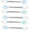 EXCEART 6Pcs Travel Size Back Scratcher Therapeutische Plastic Back Scratcher Body Massager Voor Krassen