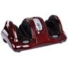 QHYTL Shiatsu Kneading Rolling Foot Ankle Calf and Legs Massager with Heating and Vibration Function Red