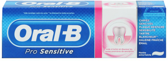 Oral-B Pro Sensitive Tandpasta - 75 ml