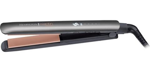 Remington Keratin Protect straightener S8598, met warmtesensor & verend gelagerde stylingplaten  - 54.99 - grijs