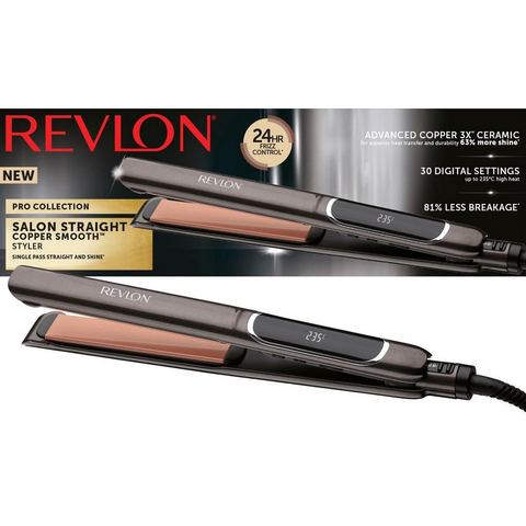 Revlon straightener RVST2175, ColourProtect keramische coating  - 64.99 - zwart