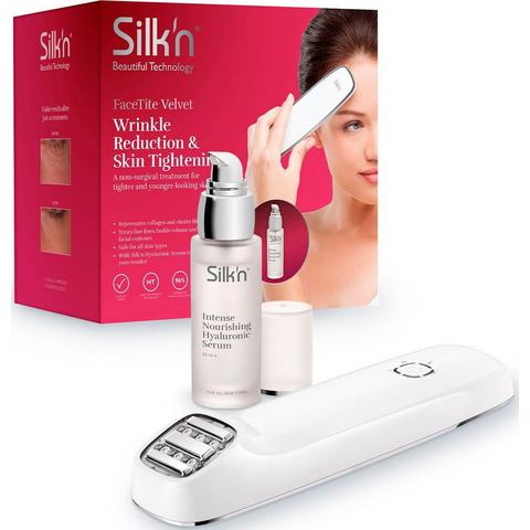 Silk'n huidverzorgingsapparaat 'FaceTite Velvet', set Face Tite + serum  - 249.00 - wit