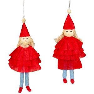 A World of Craft Mr & Mrs Claus Julhänge, 2-Pack