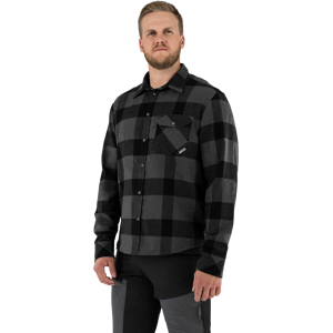 FXR Flannelskjorte  Timber Kull-Svart