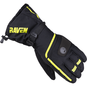 Raven Yeti Hansker Svart-HiVis