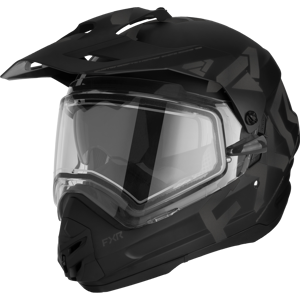 FXR Crosshjelm  Torque X Evo Elektrisk Visir Black Ops