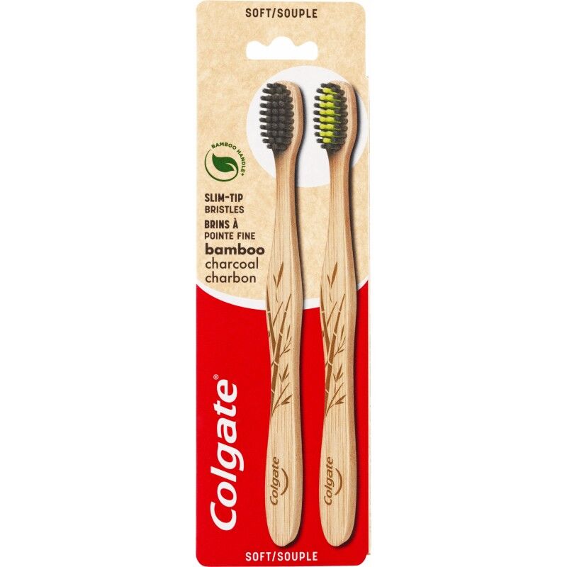 Colgate Bamboo Charcoal Soft 2 stk Tannkost