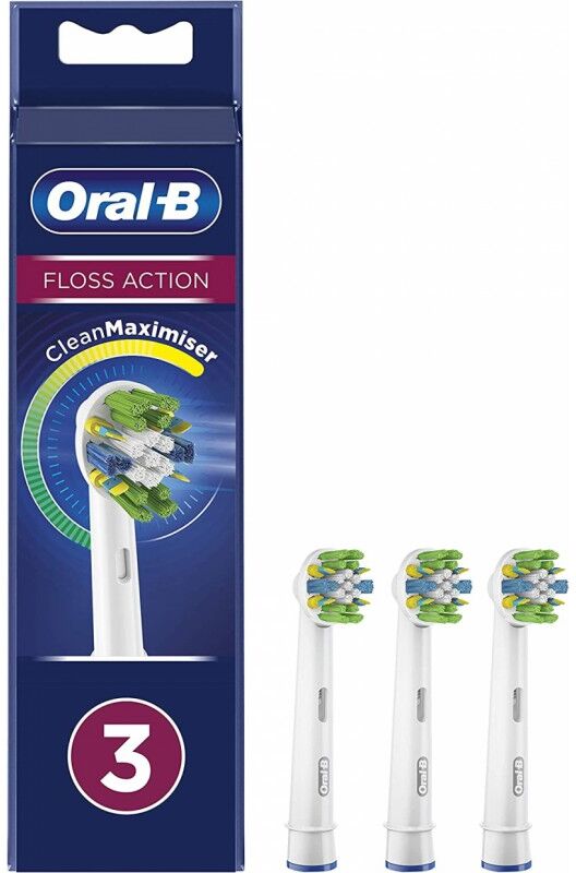 Oral-B Floss Action Toothbrush Heads 3 stk Tannkost