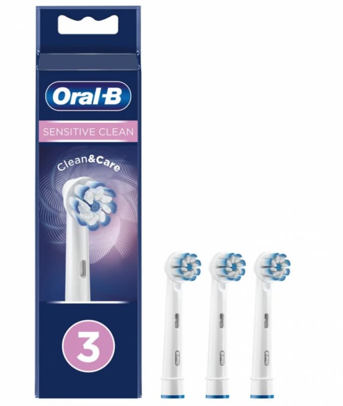 Oral-B Sensitive Clean & Care Toothbrush Heads 3 stk Tannkost