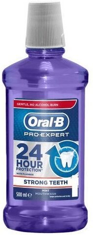 Oral-B Pro Expert Strong Teeth Mouthwash 500 ml Munnskyll