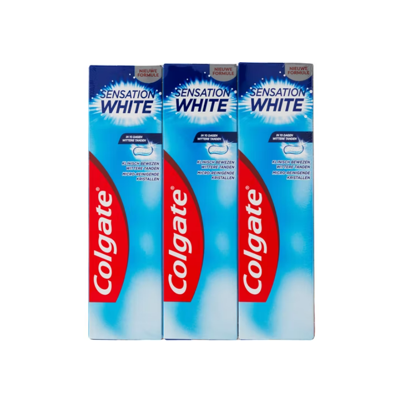 Colgate Sensational White 3x75 ml Tannkrem