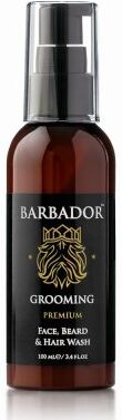 Barbador Face, Beard & Hair Wash 100ml