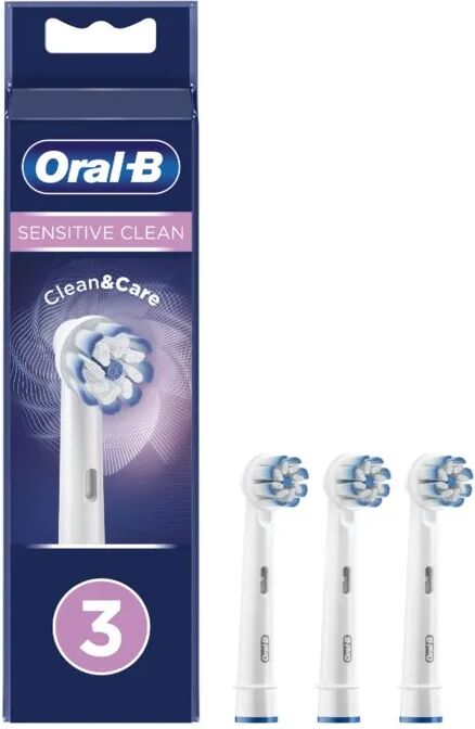 Oral-B Sensitive Clean & Care Tannbørstehode 3-pk.