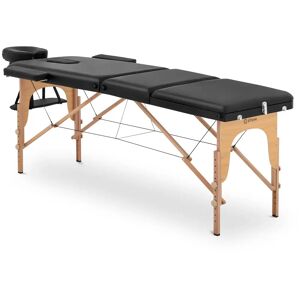 physa Hopfällbar massagebänk - 185 x 60 x 62 cm - 227 kg - Svart
