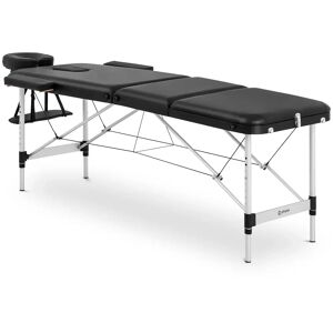 physa Hopfällbar massagebänk - 185 x 60 x 59 cm - 180 kg - Svart