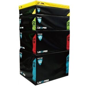 LIVEPRO BYGGBAR SOFT PLYOBOX (Storlek: L - 91,4 x 76,2 x 45,7 cm)