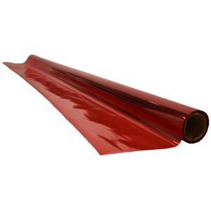Cellofan 70cmx2m röd