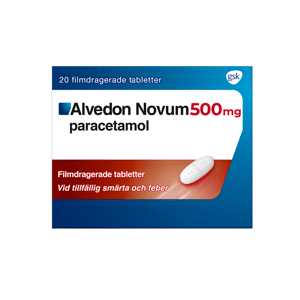 Alvedon Novum, filmdragerad tablett 500 mg, 20 st