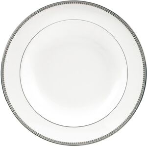 Wedgwood - Vera Wang Lace Platinum Soup Plate - Vit, Silver - Silver,Vit - Soppskålar