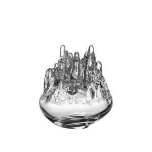 Kosta Boda - Polar Candleholder Large Clear - Clear - Transparent - Ljusstakar