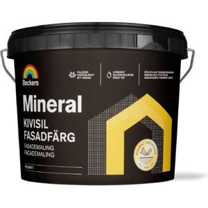 Beckers Fasadfärg, Mineral Kivisil , 3l, Valfri Kulör, Färg & Tapeter