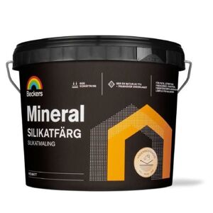 Beckers Silikatfärg, Mineral Helmatt, 3l, Valfri Kulör, Färg & Tapeter