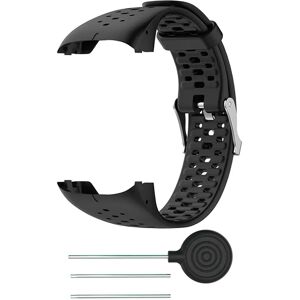 Tiera Polar M430 Svart silikonarmband