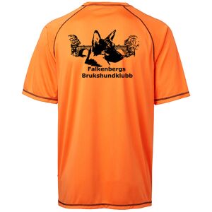 Falkenbergs Brukshundklubb Funktions T-shirt   HerrLOrange Orange