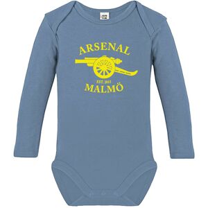 Arsenal FC Malmö Långärmad Babybody74/80clBlå Blå