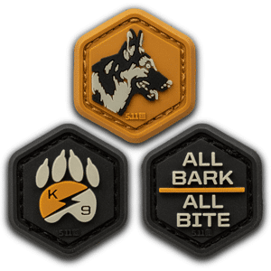 5.11 Tactical K9 Hex Patch (Färg: Old Gold)