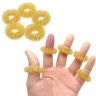 GelldG 5 Pieces Premium Akupressur Ring, Finger Massage Ring & Akupressur Ringar, minskar stress och minskar stress och är lämpliga