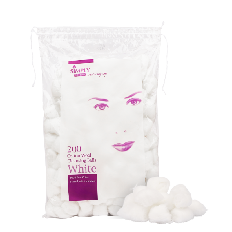 Simply Cotton Wool Ball 200 st Bomullsrondeller