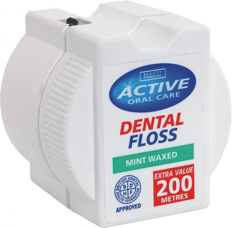 Active Oral Care Mint Dental Floss 200 m Tandtr&aring;d