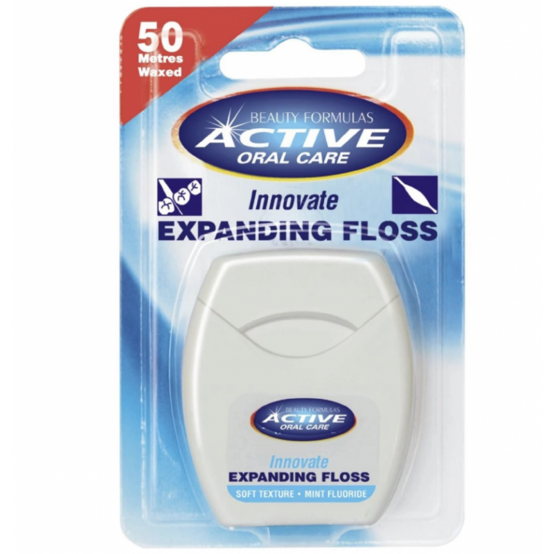 Active Oral Care Innovate Mint Fluoride Expanding Floss 50 ml Tandtr&aring;d