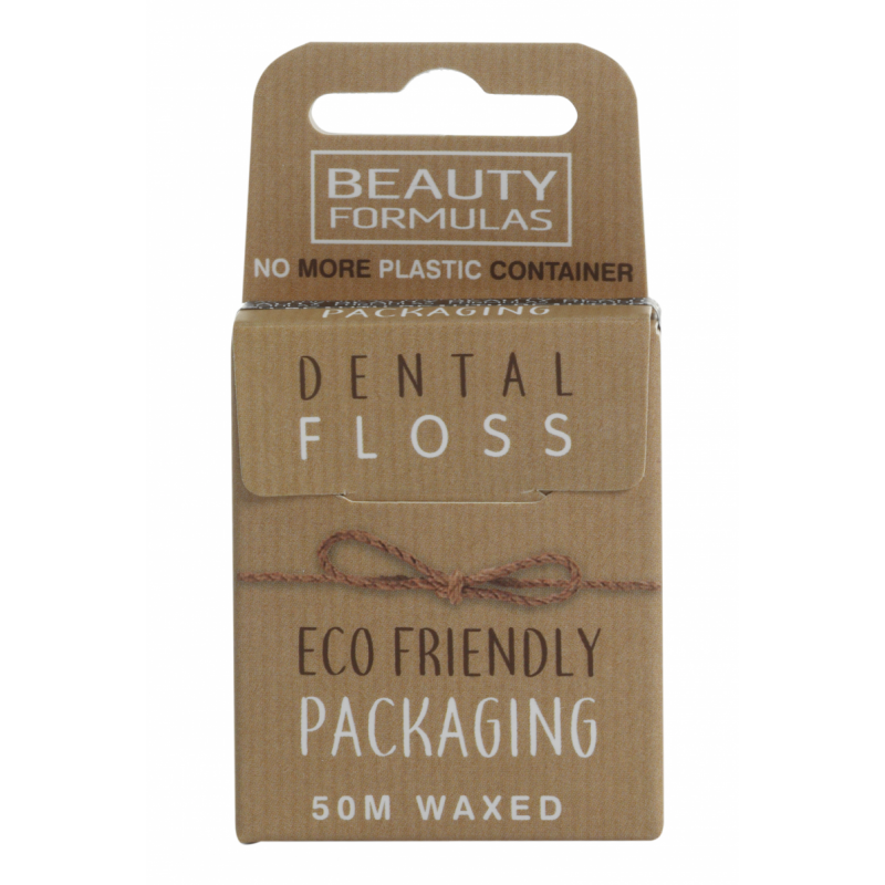 Beauty Formulas Eco Friendly Packaging Waxed Floss 50 m Tandtr&aring;d